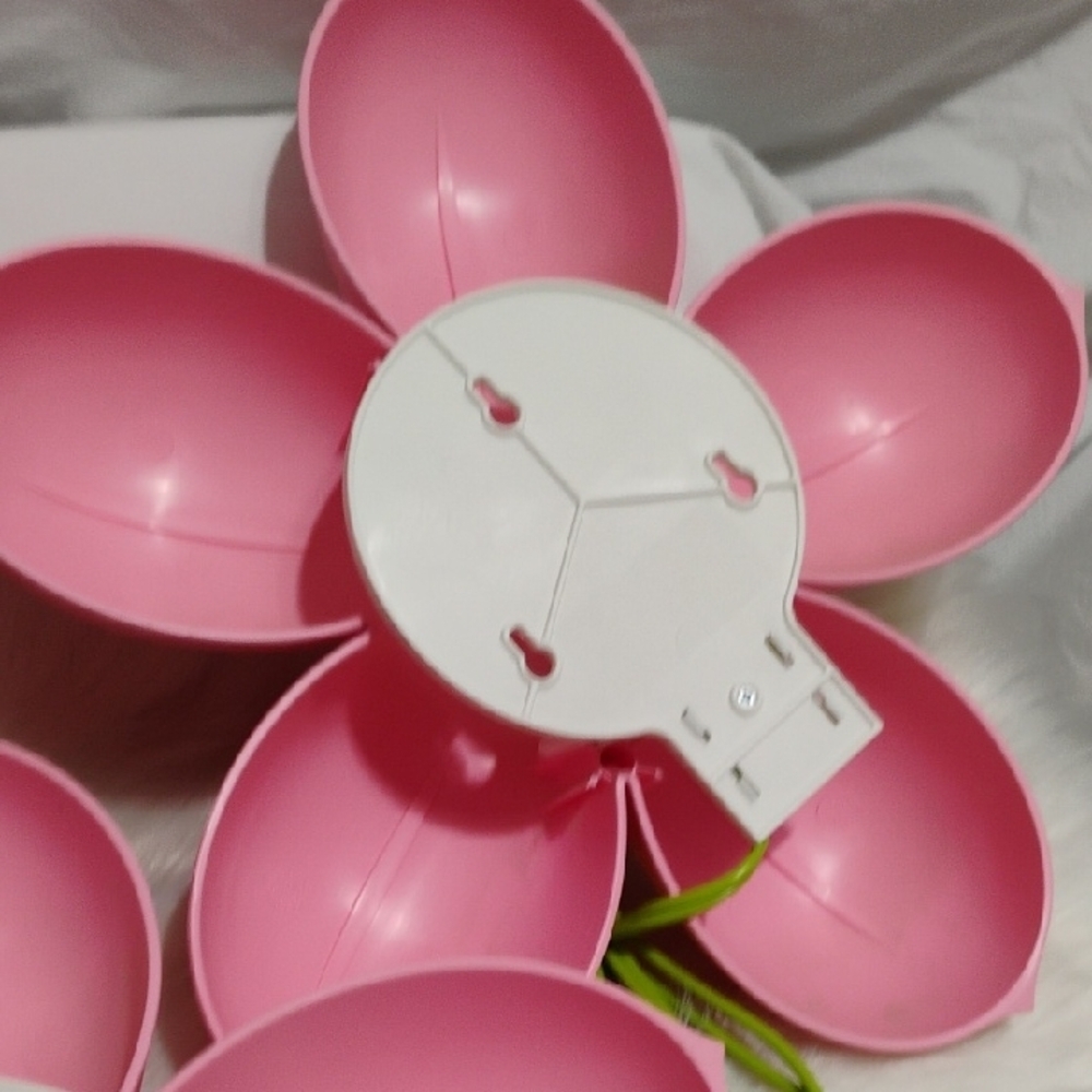 (#70) SALE! IKEA Pink Flower Bundle Of 3 Wall Lamps Works Great See Pictures - Picture 7 of 13